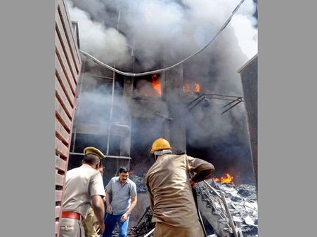 Noida: 6 killed in factory fire, probe ordered