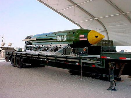 What is 'mother of all bombs' (MOAB)?