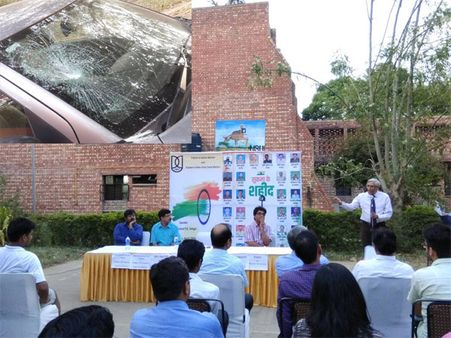 Car vandalised for condoling Sukma,Kupwara martyrs, alleges JNU assistant professor