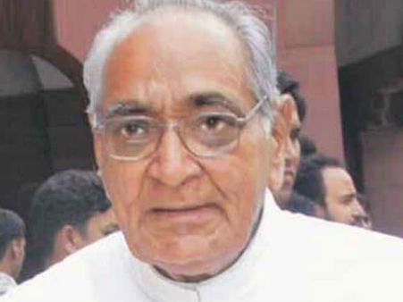 New Delhi: Congress treasurer Motilal Vora hospitalised