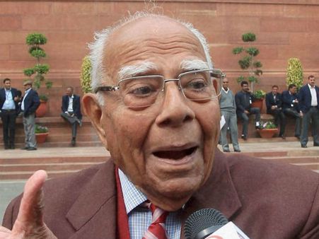 India must ask for copy of judgement on Jadhav: Ram Jethmalani