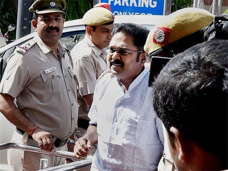 EC bribery case: TTV Dinakaran sent to Tihar jail