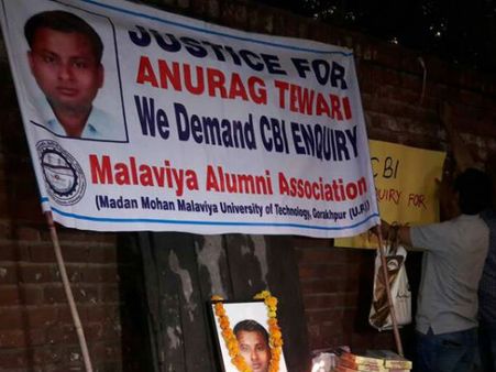 After Bangalore, Delhi holds candle march for IAS officer Anurag Tewari