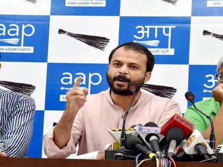 AAP's Ashish Khetan alleges threats from right-wing groups