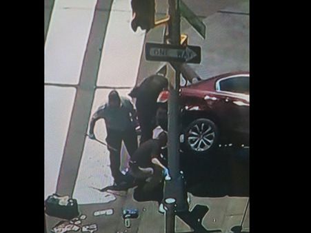 Speeding car kills one, injures 20 at Times Square, terror ruled out