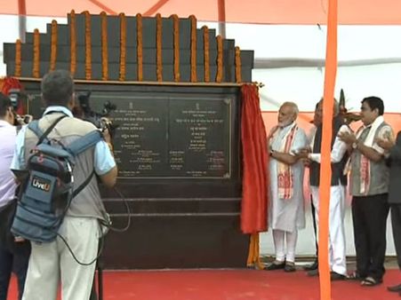 Modi inaugurates India's longest Dhola-Sadiya bridge