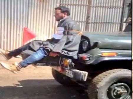 Major who tied protester to jeep as human shield in Kashmir awarded by Army