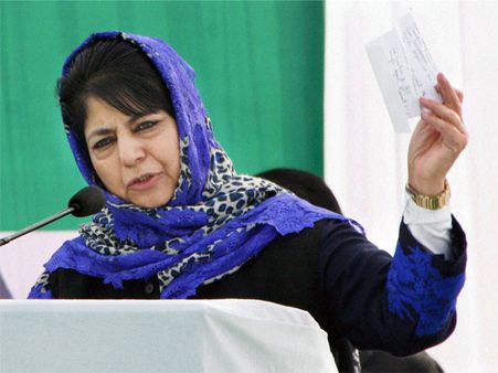 What is shown on TV channels about Kashmir is not true, alleges Mehbooba