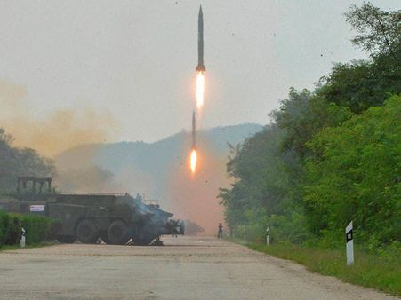 North Korea launches ballistic missile