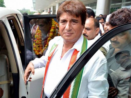 Raj Babbar compares rupee's falling value with age of Modi's mother