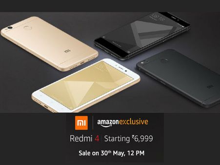 MONDAY MASH-UP!! Amazon Exclusive Redmi 4 Starting at Rs.6999*