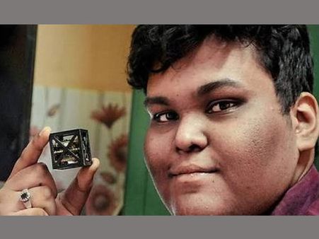 Indian teen designs 'KalamSat,' World’s lightest satellite that will be launched by NASA