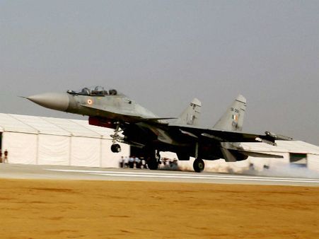 IAF's Sukhoi-30 with two pilots on board goes missing near Indo-China border