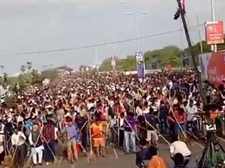 Vadodara enters Guinness book of world records for maximum number of people sweeping single venue