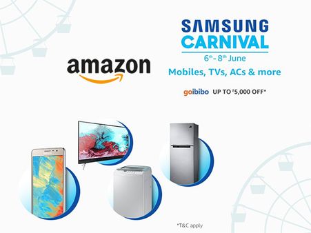 'Too Much to Shop, In Too Less Time': SAMSUNG CARNIVAL on AMAZON, Get Up to 80% Off*