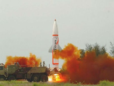 India successfully test fires Prithvi-II ballistic missile in Chandipur