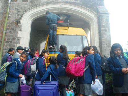 Darjeeling school boarders safely evacuated to the plains