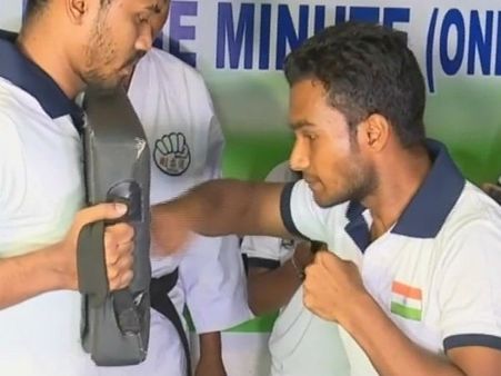 Odisha boy breaks world record in punch strikes