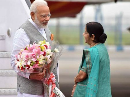Modi arrives in New Delhi after three-nation tour