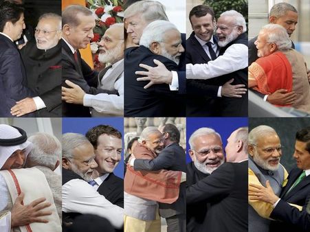 PM Modi's 'Jadoo ki Jhappi' continues