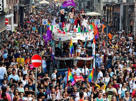 Annual Gay Pride Parade around the world