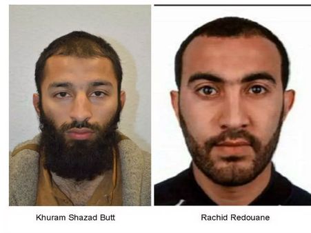London attackers named as Khuram Shazad Butt, Rachid Redouane