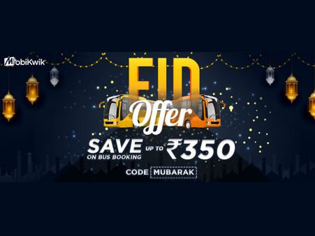 MobiKwik Eid Special: Save up to Rs. 350 on Bus Bookings* Limited Period Offer