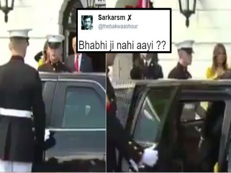 Bhabhi ji nahi aayi? US guard opening left door of the car expecting Mrs Modi is making waves