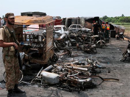 Pakistan tanker blast: Toll reaches 154