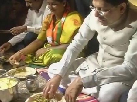 Have come to my own home, Piyush Goyal says after having lunch at Dalit's home in Karnataka