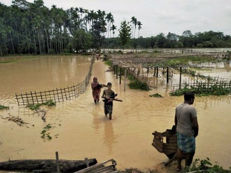 Over 60,000 people affected by floods in Assam