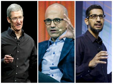 Modi to meet Tim Cook, Satya Nadella, Sundar Pichai today