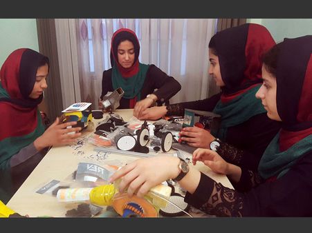Trump allows Afghan girls team into US for robotic contest