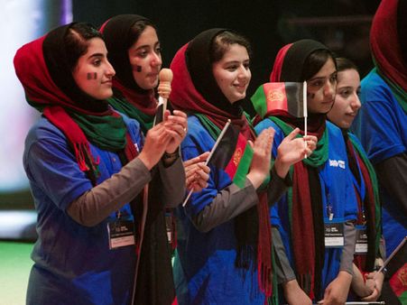 After visa obstacle, Afgan girls in US to attend international robotic competition