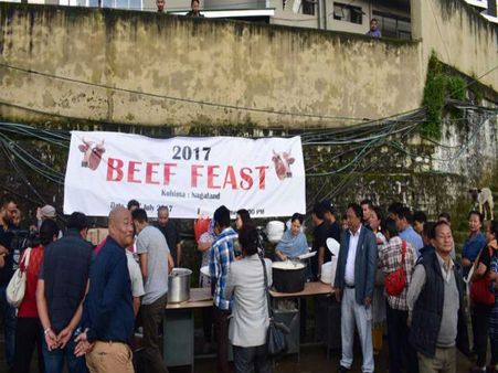 Beef festival in Nagaland by NPF against 'political coup' by BJP