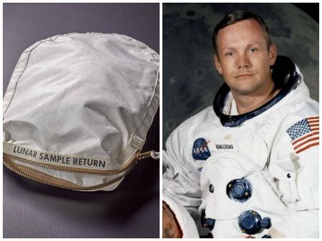 Astronaut Neil Armstrong's moon bag sells for USD 1.8mn at auction