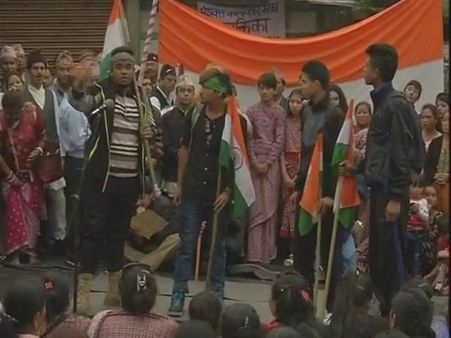 Artists stage street plays to demand for Gorkhaland in Darjeeling