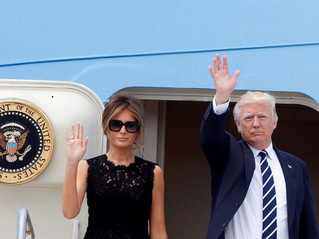 Melania Trump 'trapped in hotel' as protesters surround building at G20