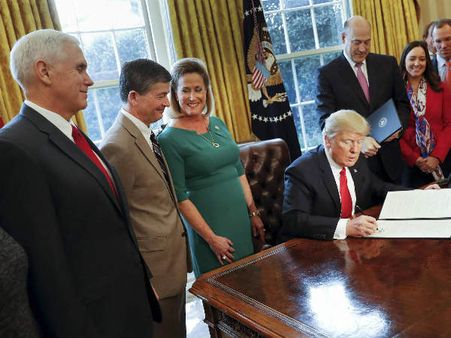 Trump to donate first paycheck to restore Civil War battlefield