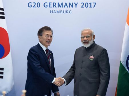 G20 summit: PM Modi meets S. Korean President Moon Jae-in