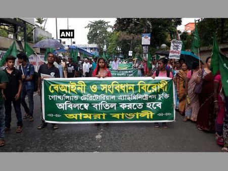 Bengali group launches 'anti-Gorkhland' rally in West Bengal