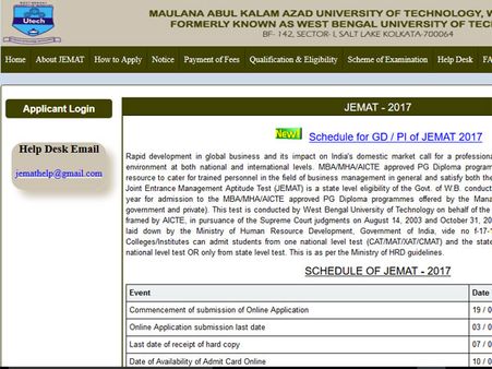 JEMAT 2017 result declared, how to check