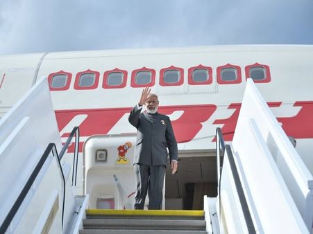 Modi arrives in India after successful trips to Israel and Germany