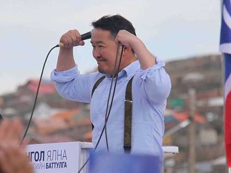 Mongolia's incoming President Battulga pledges economic balance