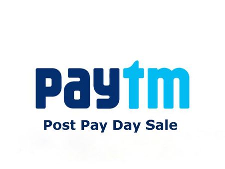 Post-Pay Day Sale! Rs.1000 Cashback* on Bill Payments, Travel, Fashion & More