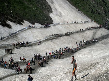 Amarnath Yatra: Over 1,800 pilgrims leave for shrine