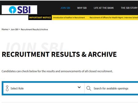 SBI PO 2017 Mains results declared, final result on August 5