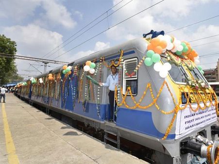 Indian Railways moves to cleaner fuels, first solar-powered train launched
