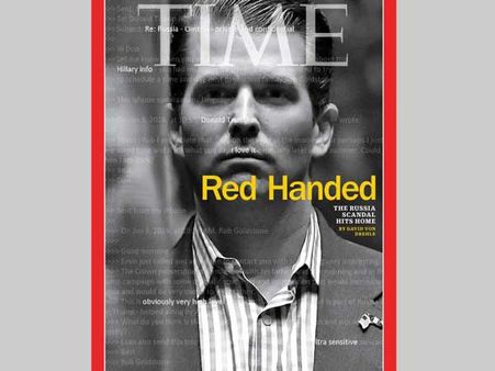 Time magazine latest issue features Trump Jr. on its cover