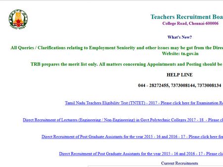 TN TET 2017 results, all you need to know